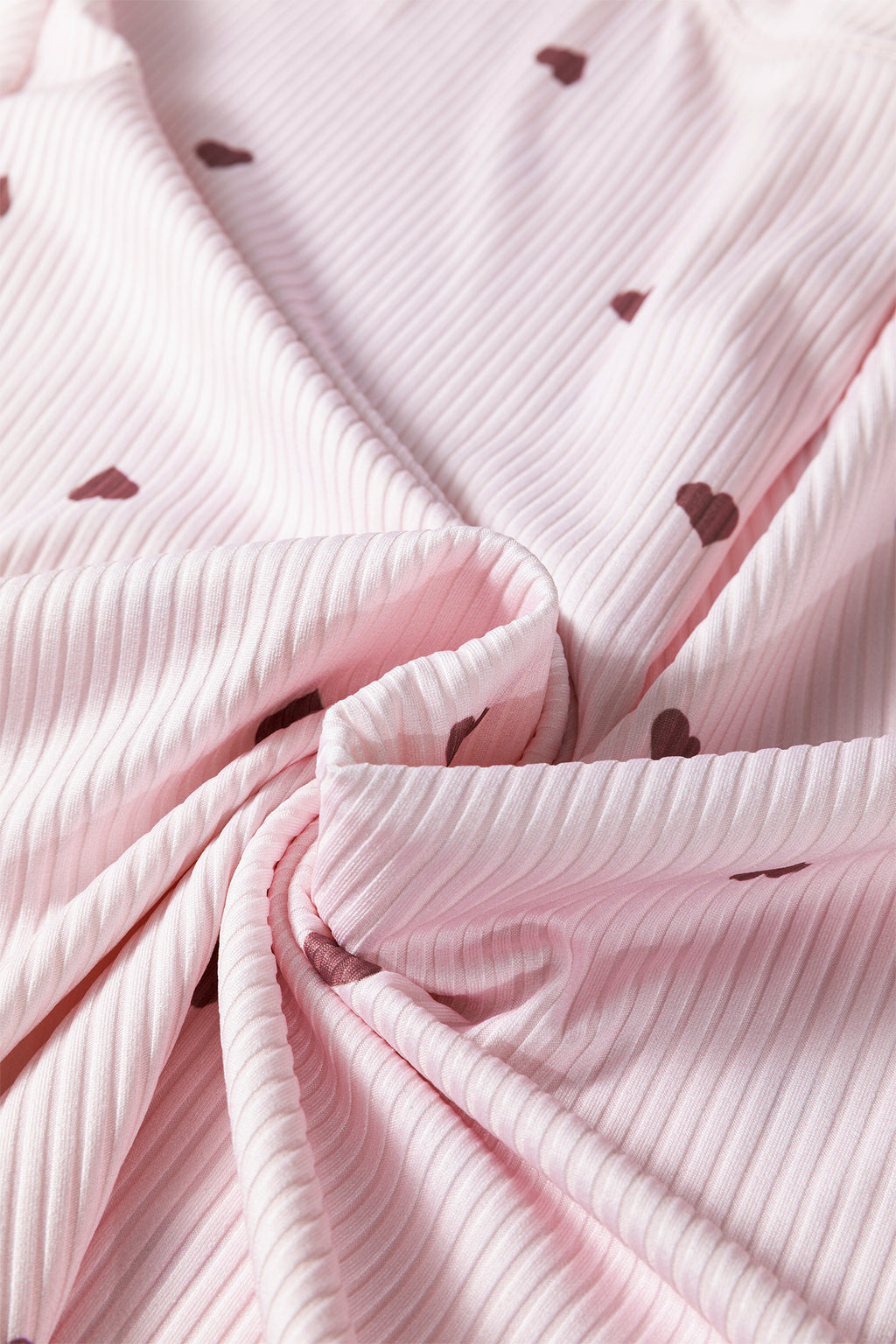 Blush Ribbed Lounge Set