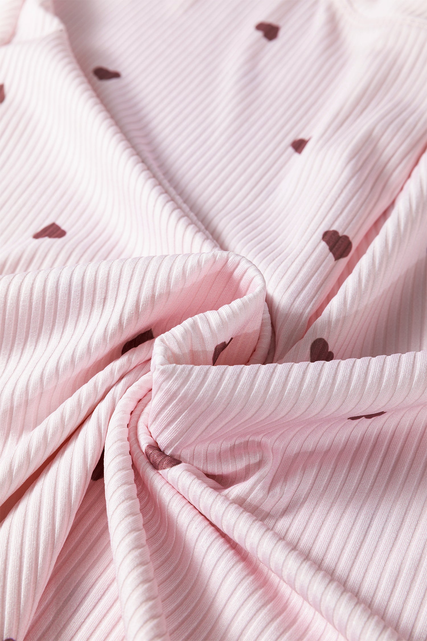 Blush Ribbed Lounge Set