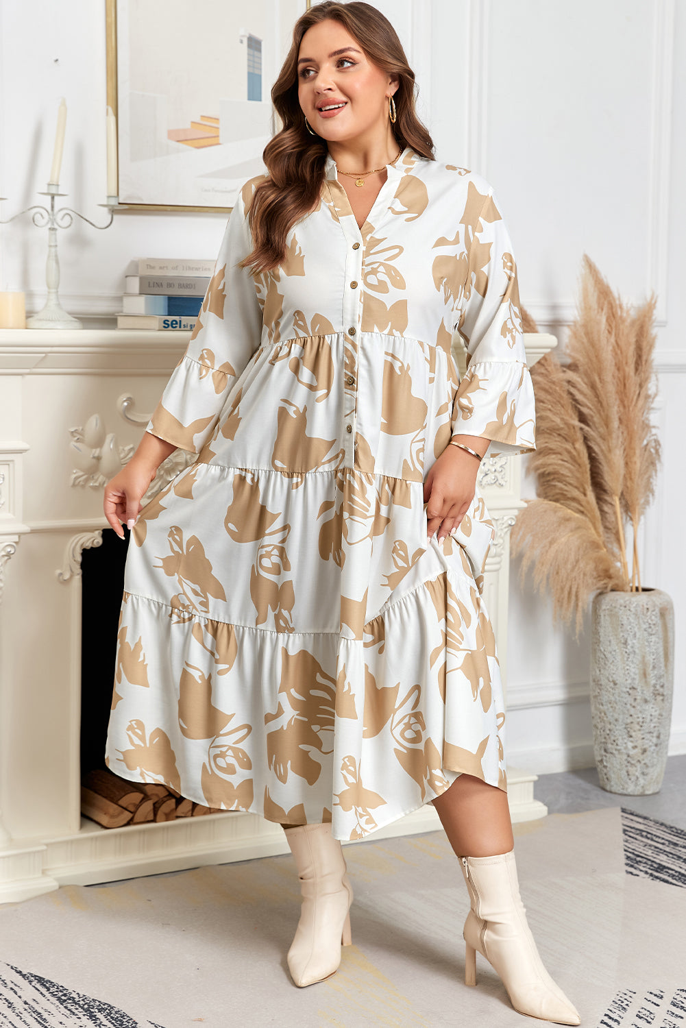 Effortless Chic Buff Dress