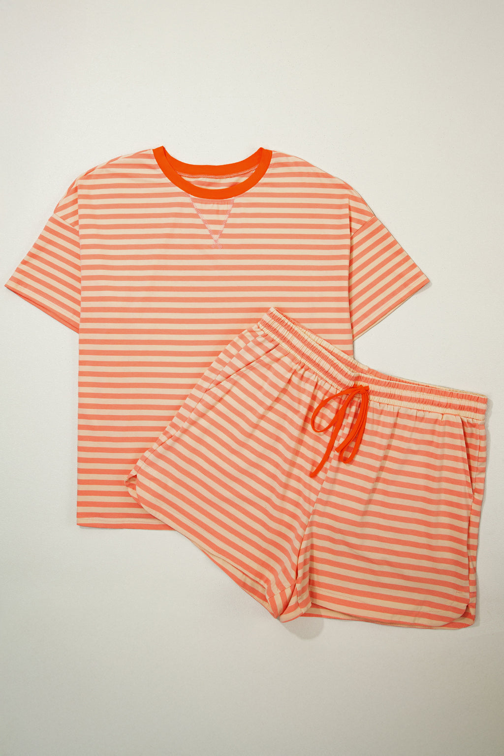 Blush Stripe Lounge Set
