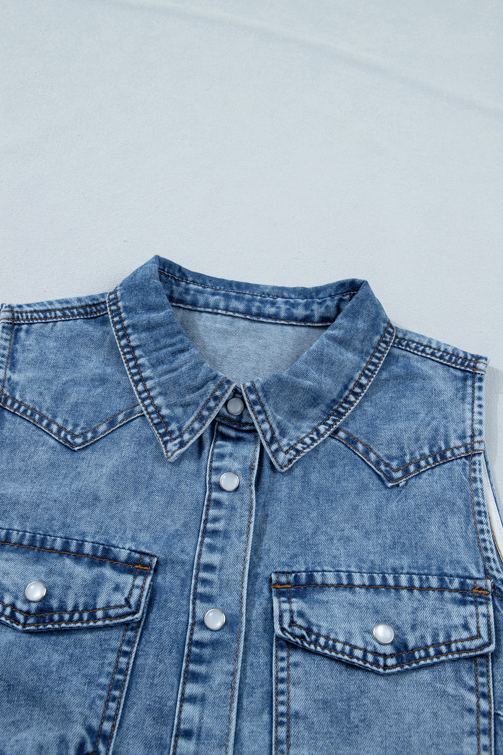 Dusk Blue Denim Vest