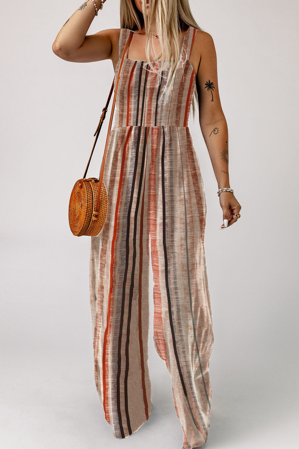 Boho Stripe Jumpsuit