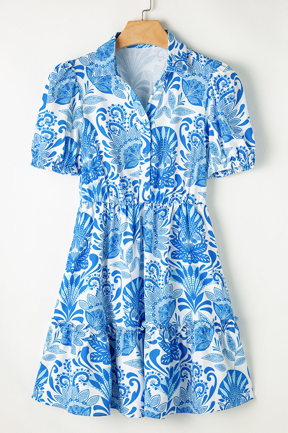 Coastal Bloom Mini Dress