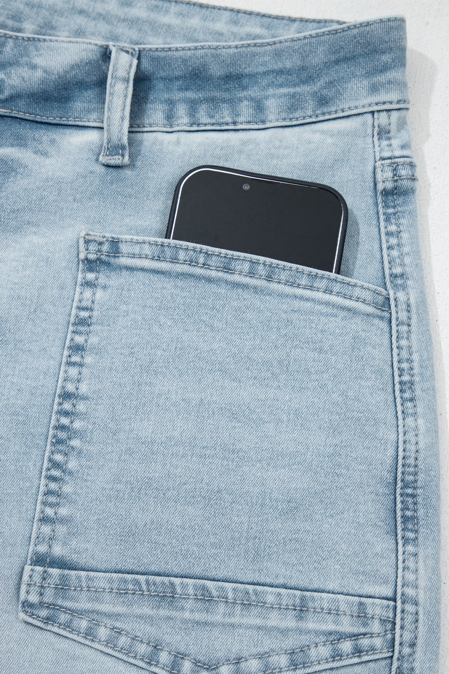 Cropped Straight Jeans