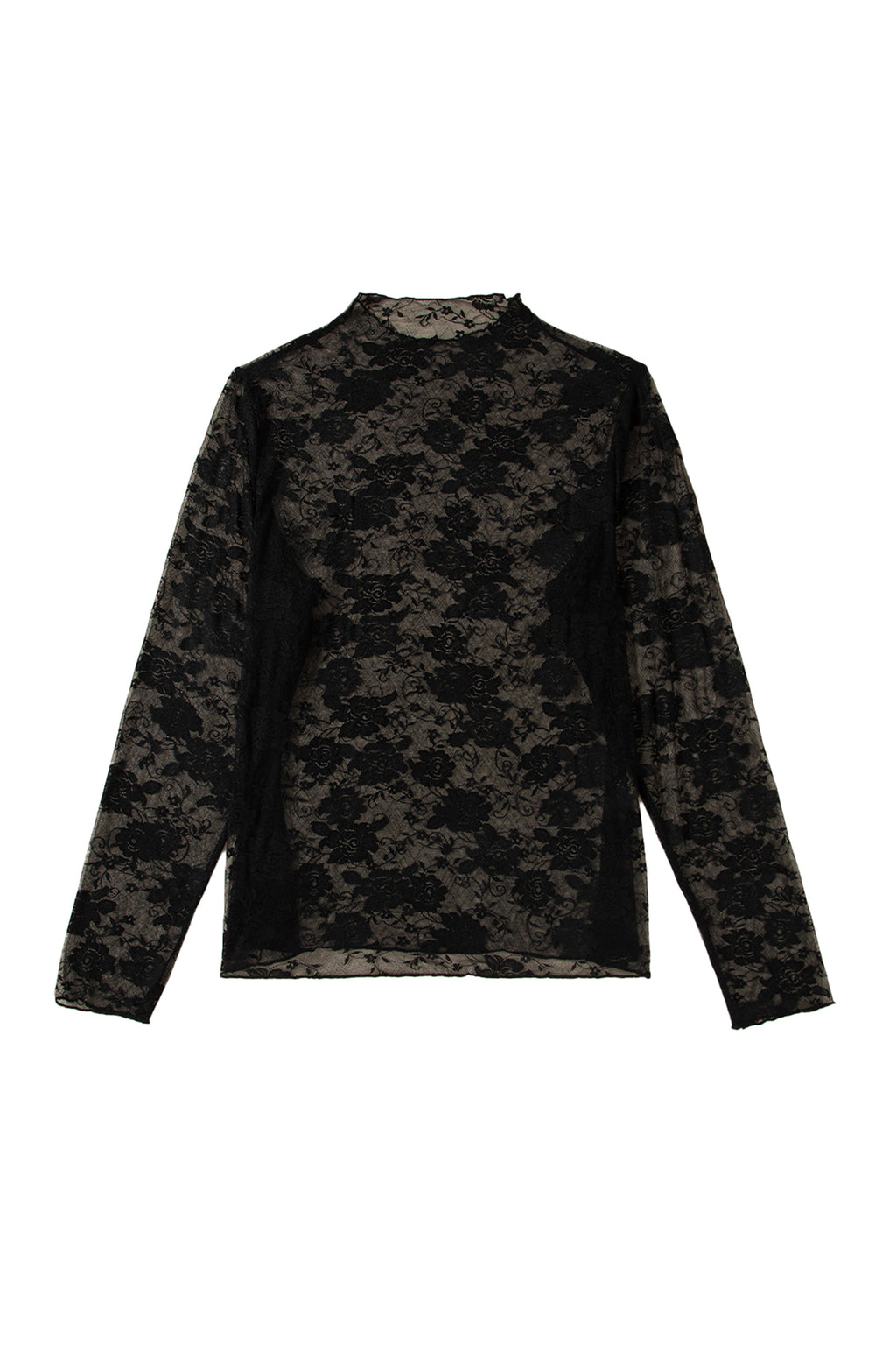 Lux Midnight Sheer Top