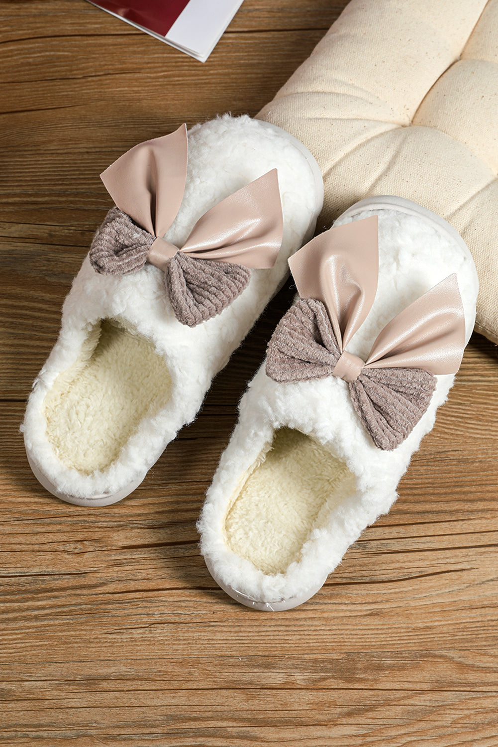 Soft Life Bow Slippers