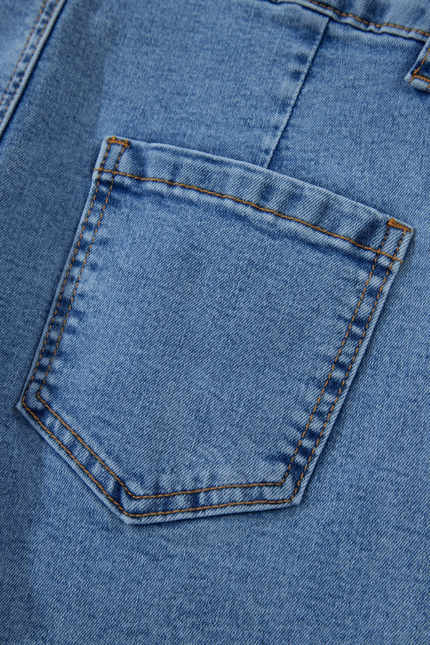 Ivy Seam Denim Shorts
