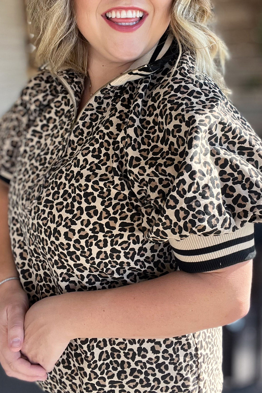 Wild Luxe Leopard Blouse