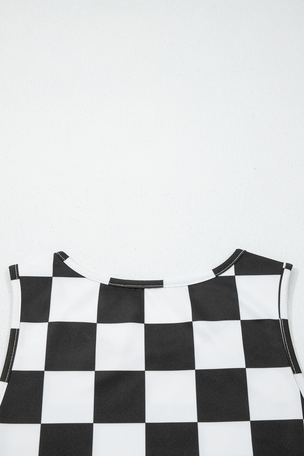 Checkerboard Slim Tank Top