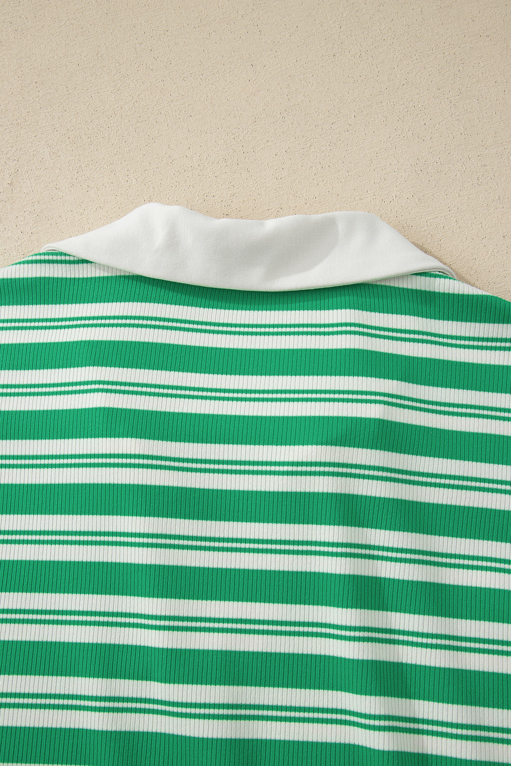 Green Stripe Midi Dress with Pockets