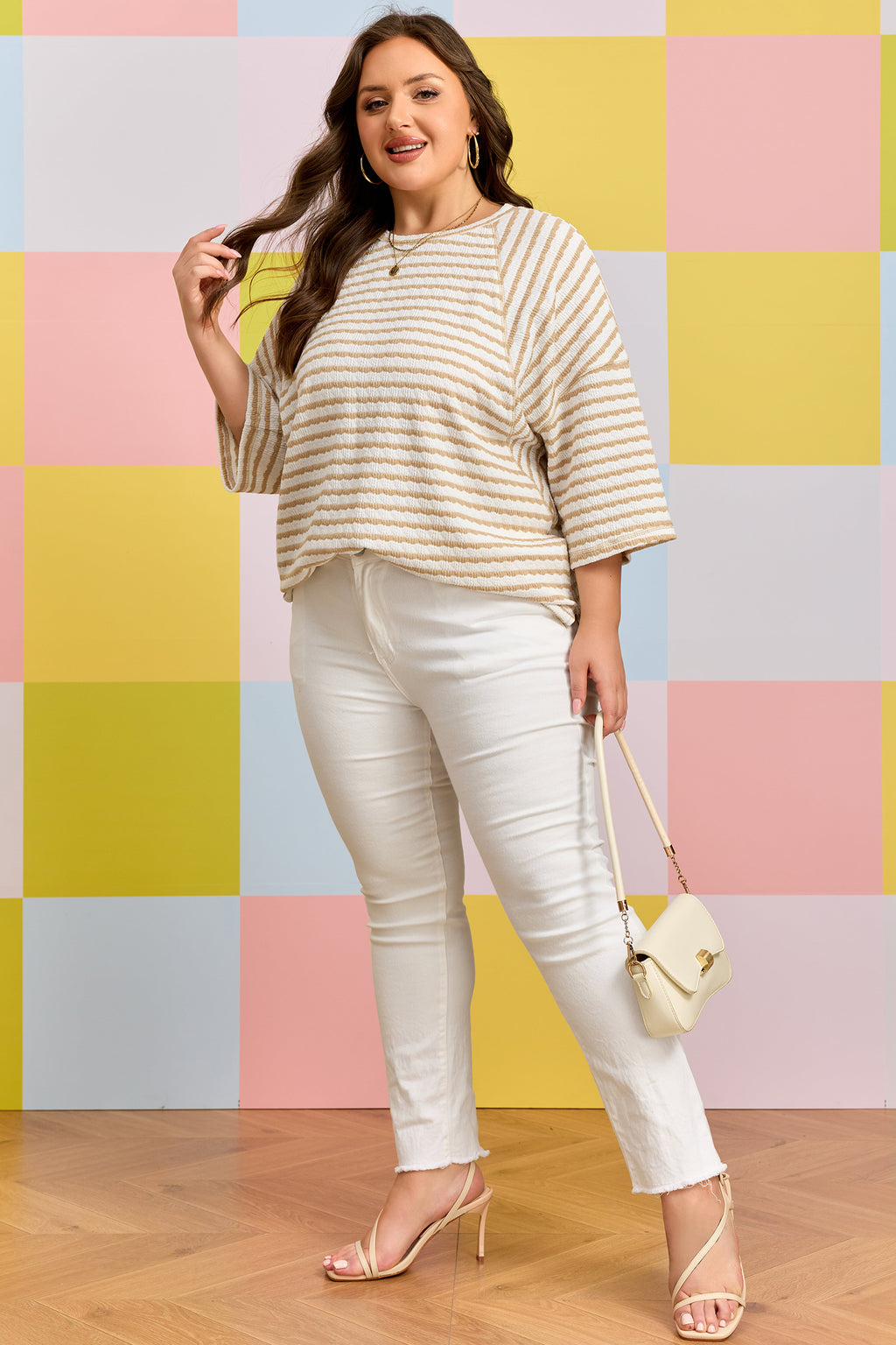 Soft Sands Stripe Top