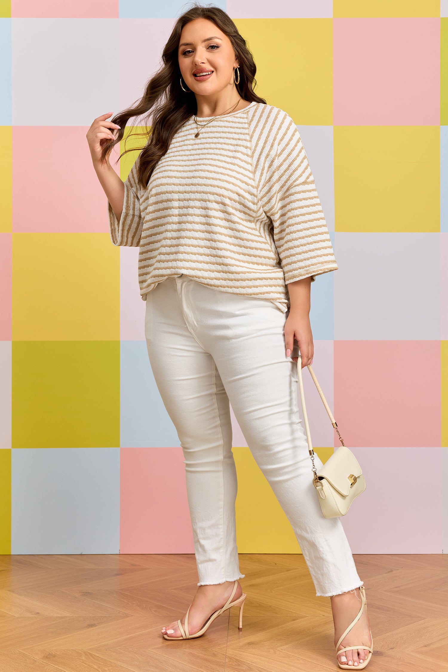 Soft Sands Stripe Top