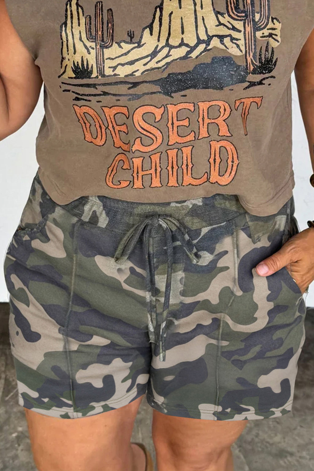 Shabby Chic Camo Shorts