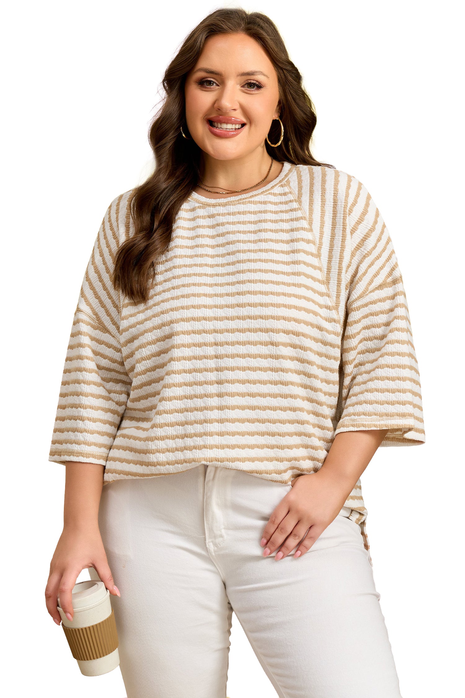 Soft Sands Stripe Top