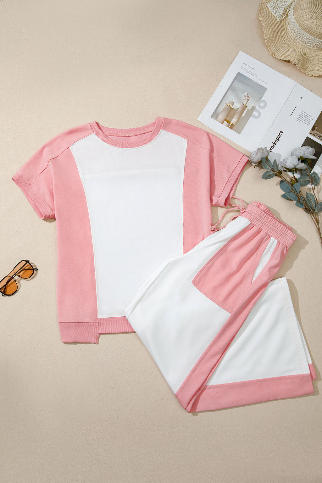 Blush Cream Lounge Set