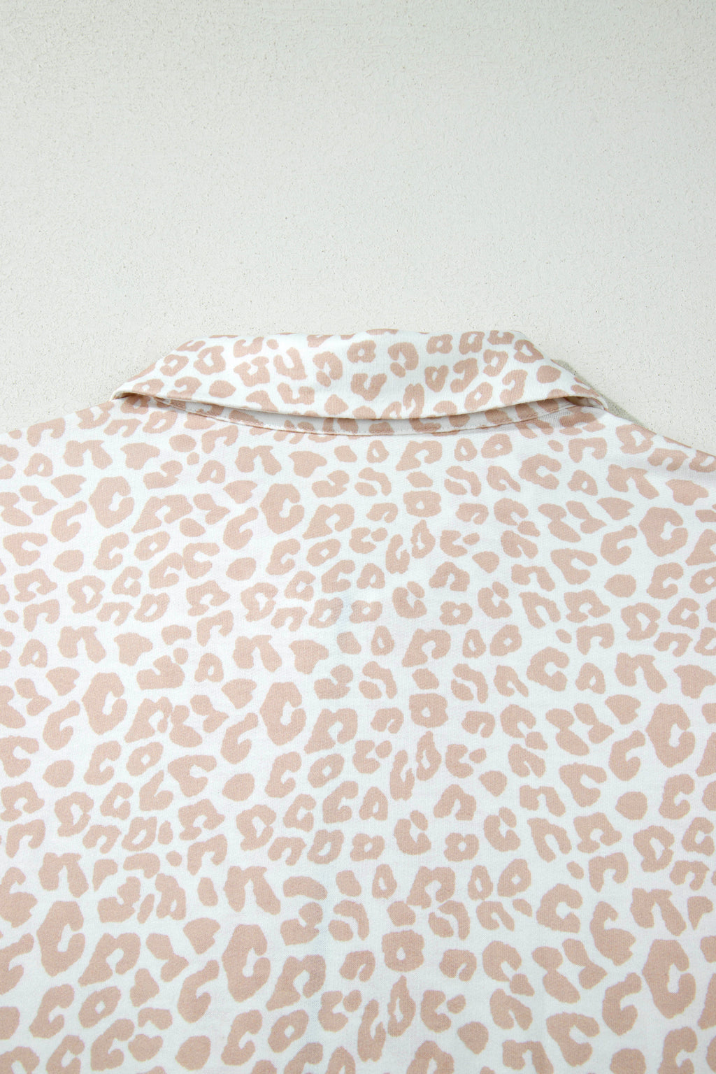Beige Leopard 2pcs Short Set