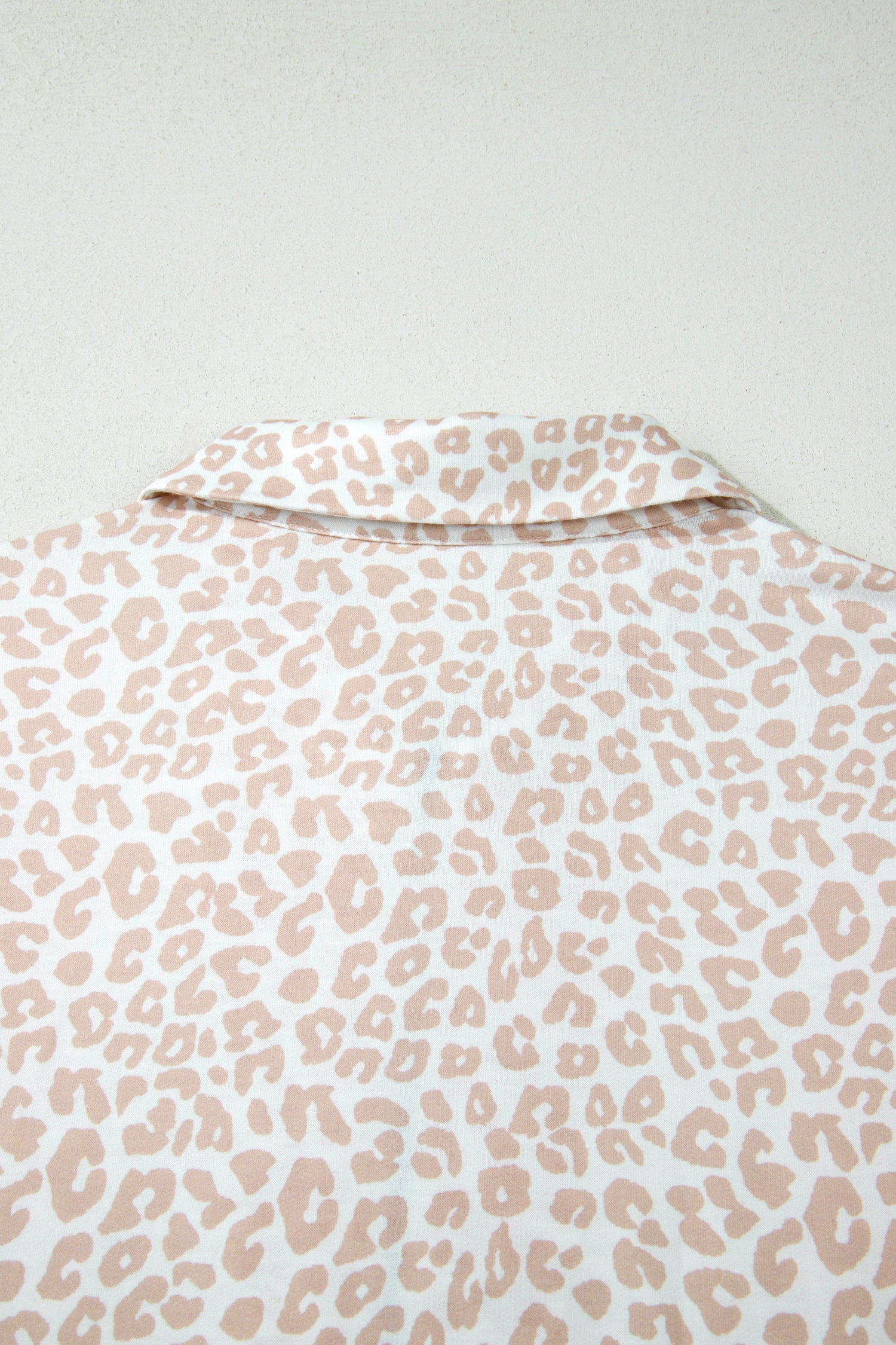 Beige Leopard 2pcs Short Set