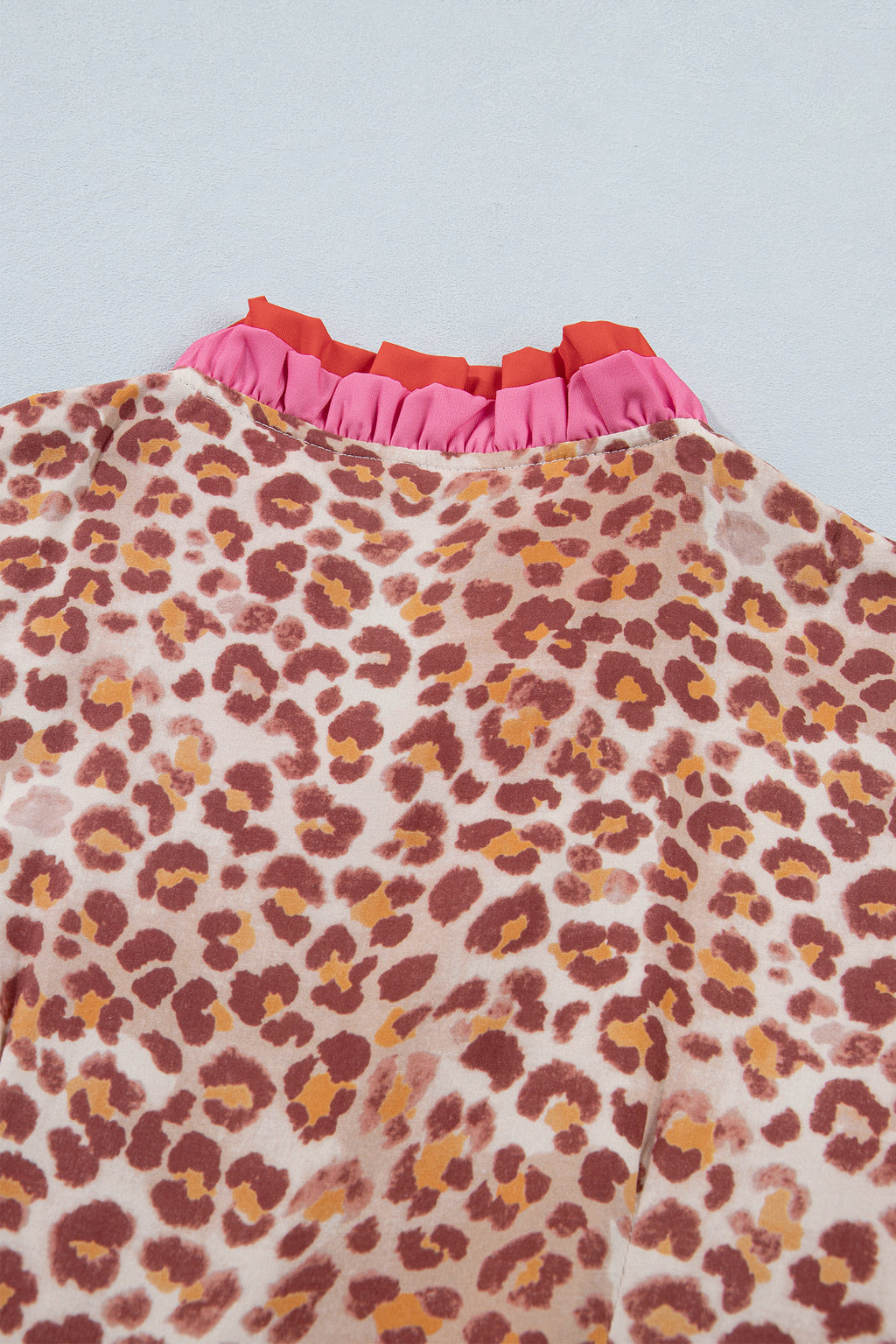 Khaki Leopard Short Dress