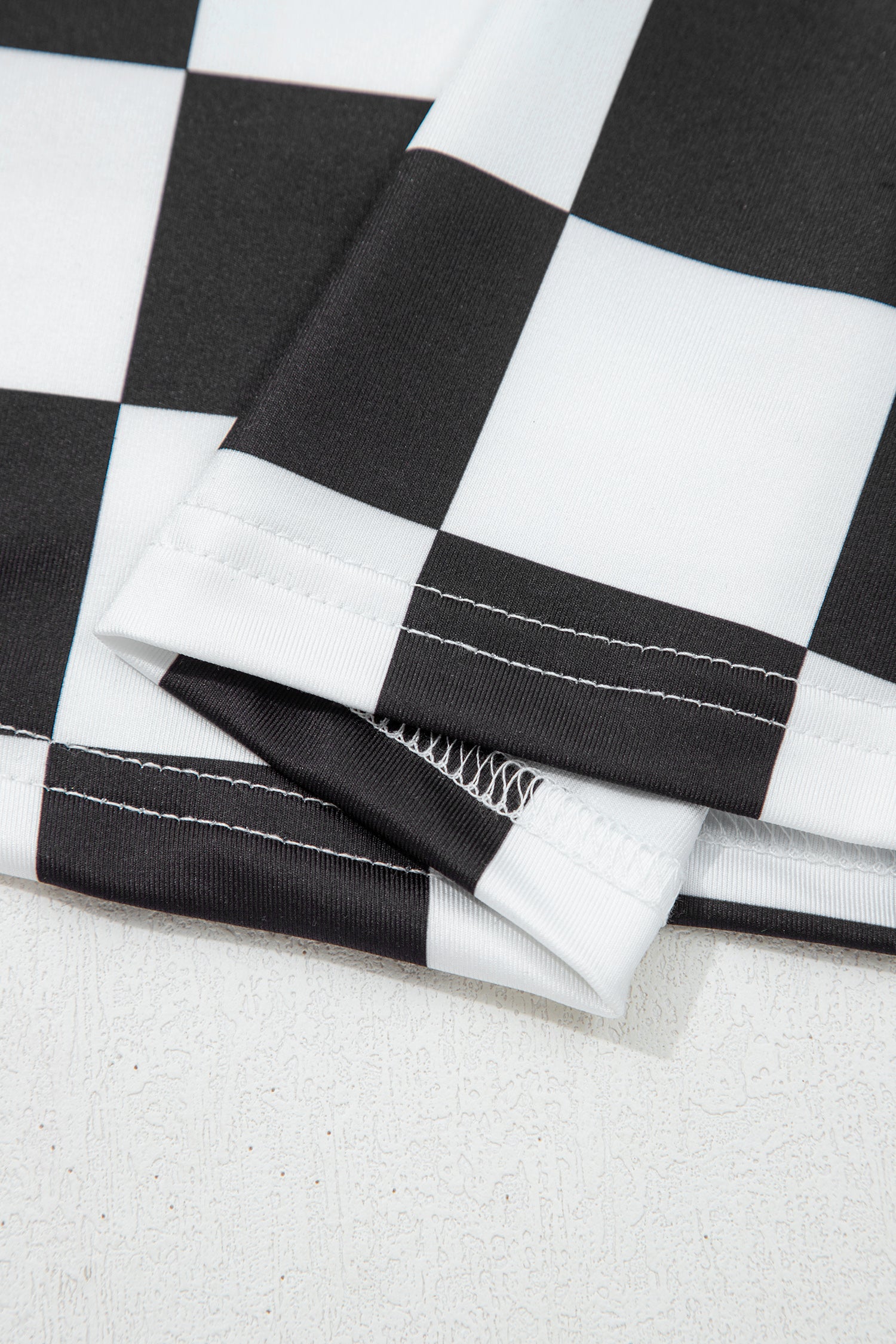 Checkerboard Slim Tank Top