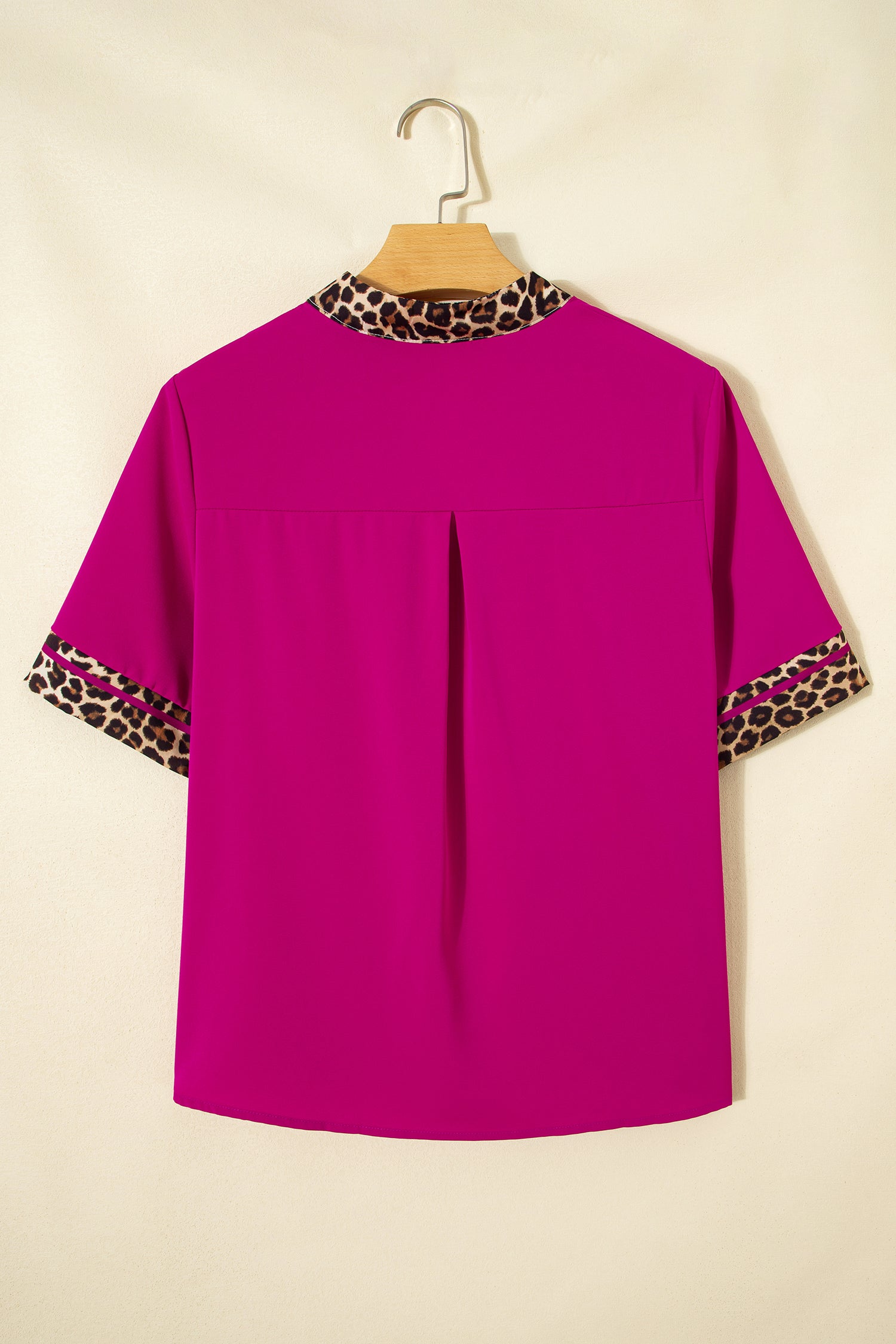 Violet Leopard Blouse