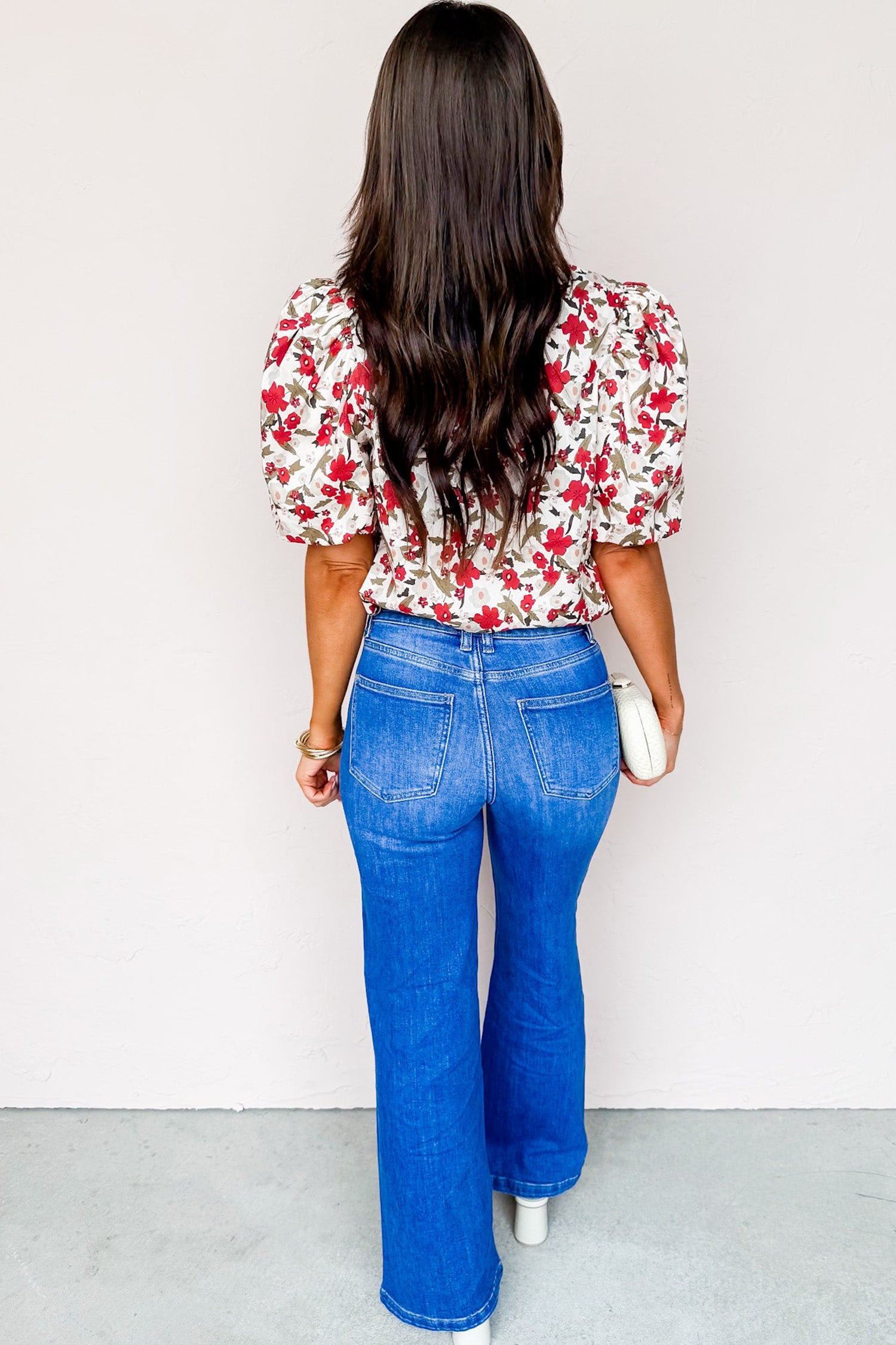 Red Floral Shirt