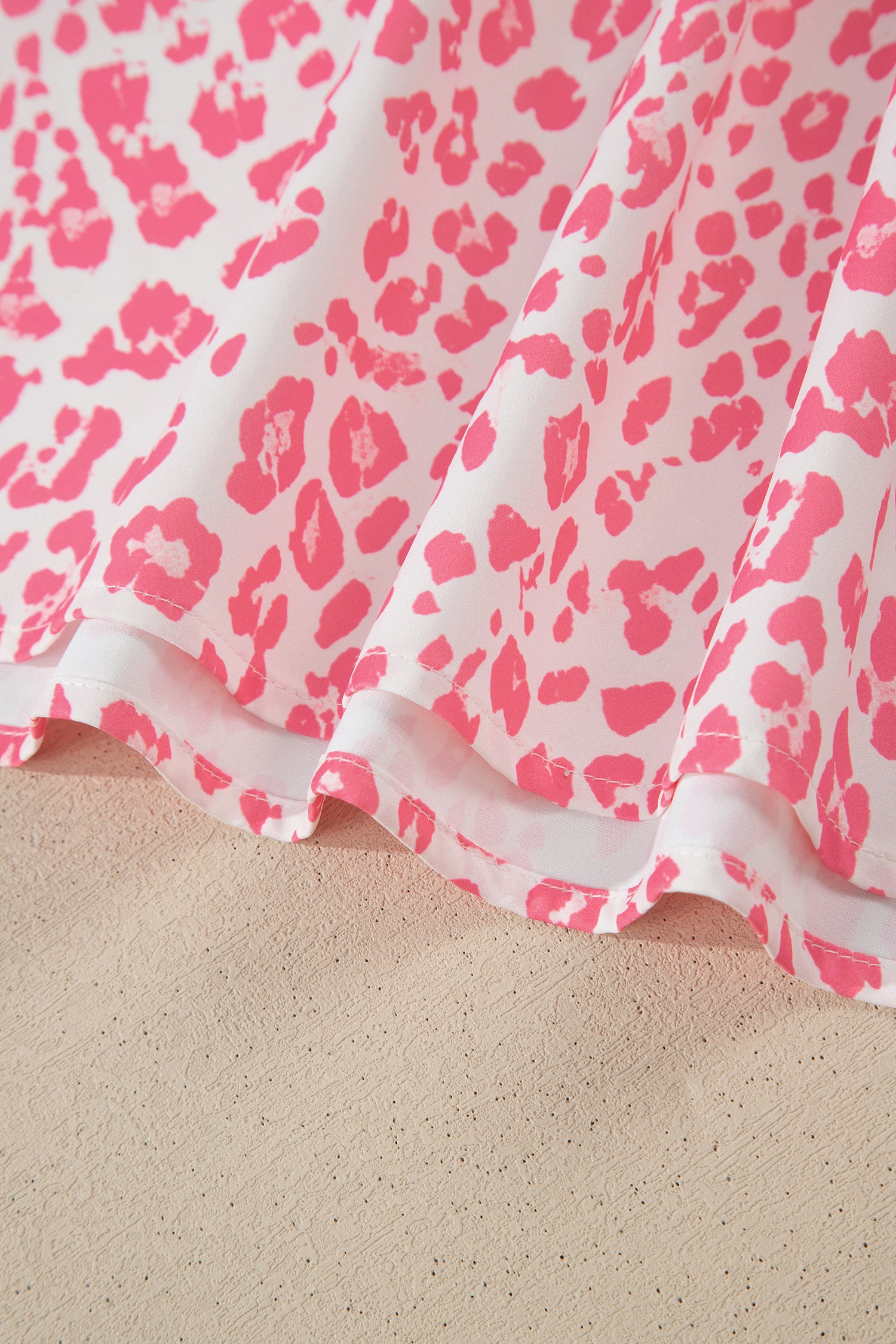 Rosé Wild Ruffle Blouse