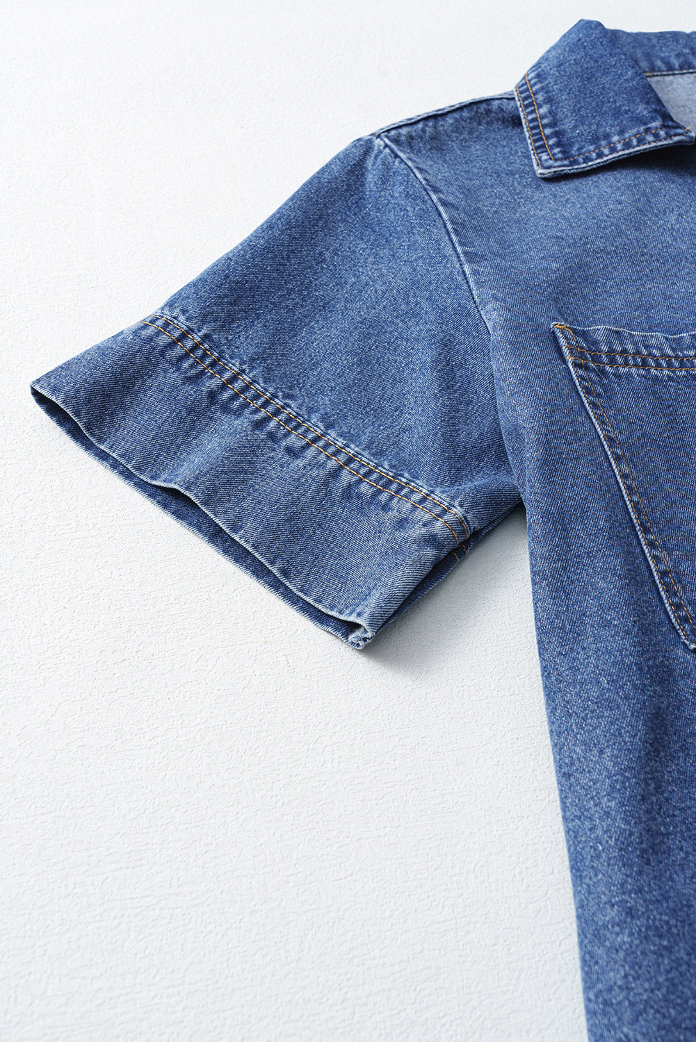 Blue Denim Mini Dress