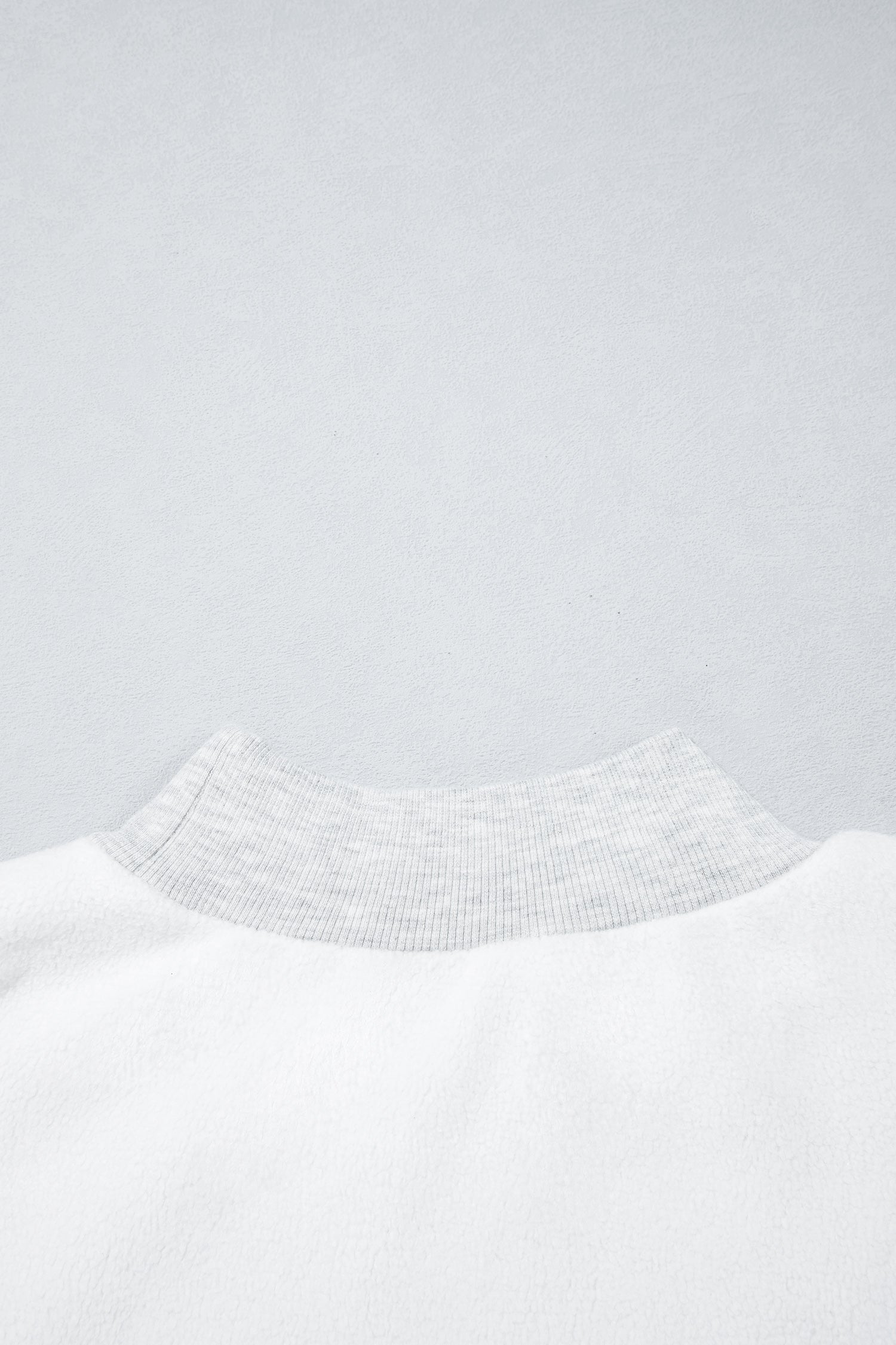 Light Grey High Neck GAMEDAY/ FOOTBALL Double Side Printed Reversible Sweatshirt