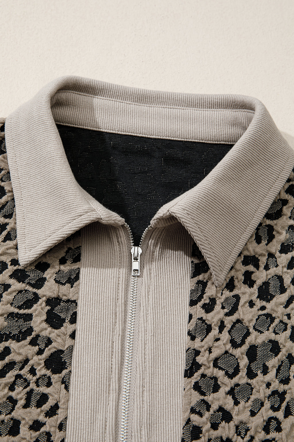 Wild Charm Zip Top