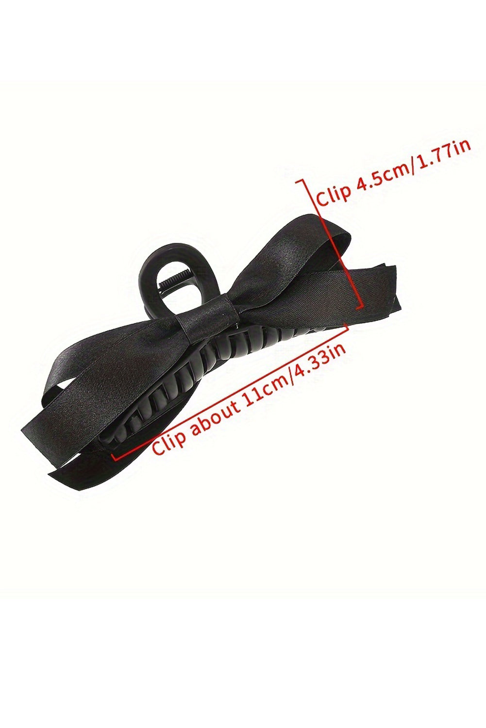 Black Bow Claw Clip