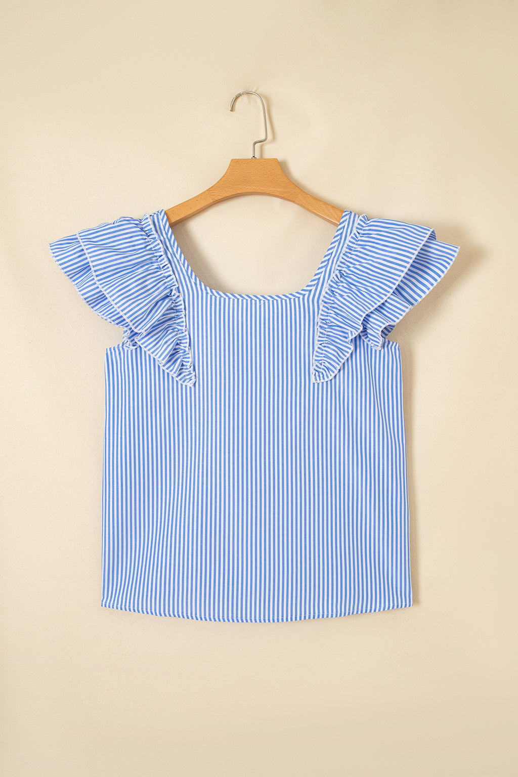 Sky Blue Stripe Blouse