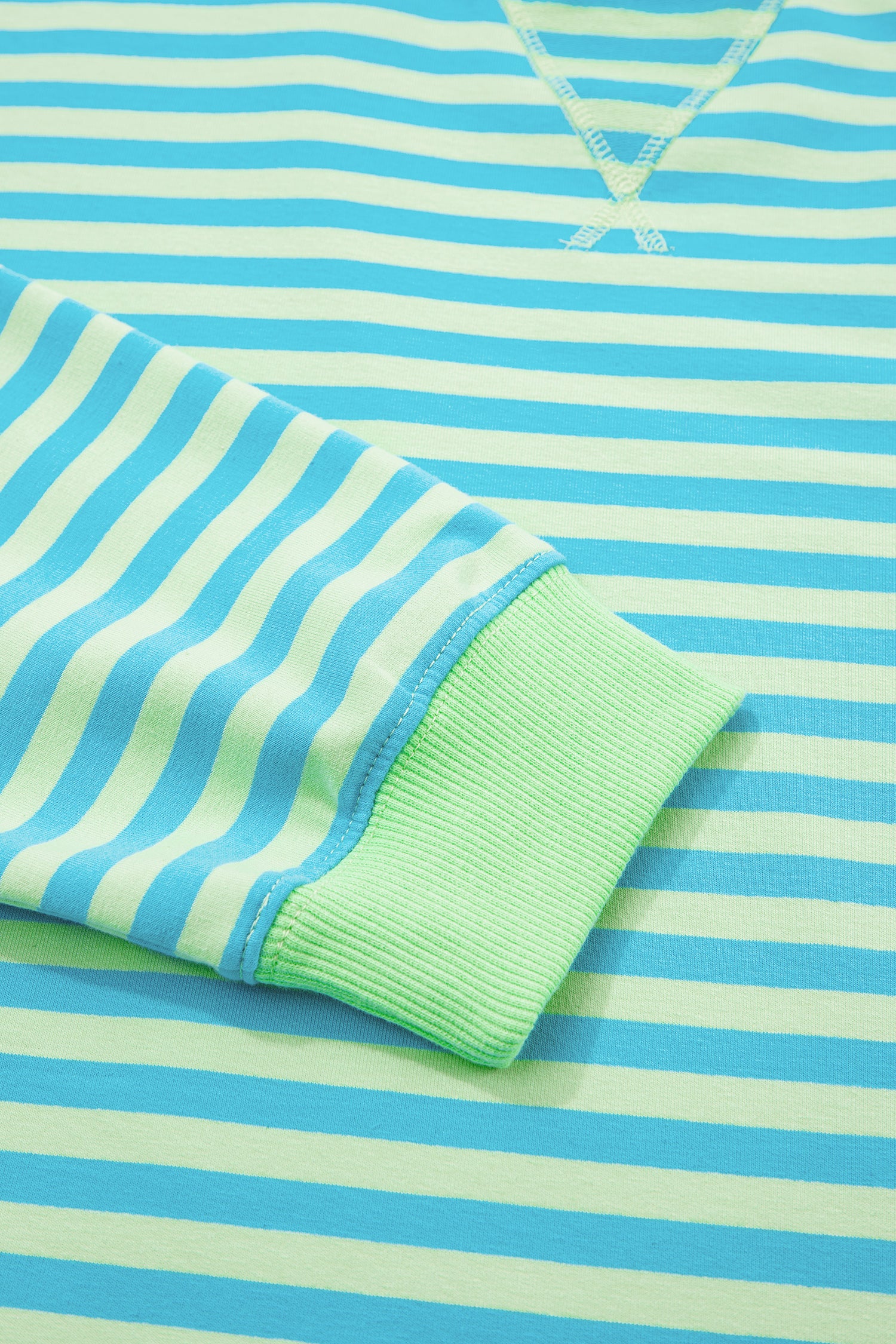 Green Stripe 2pcs Set
