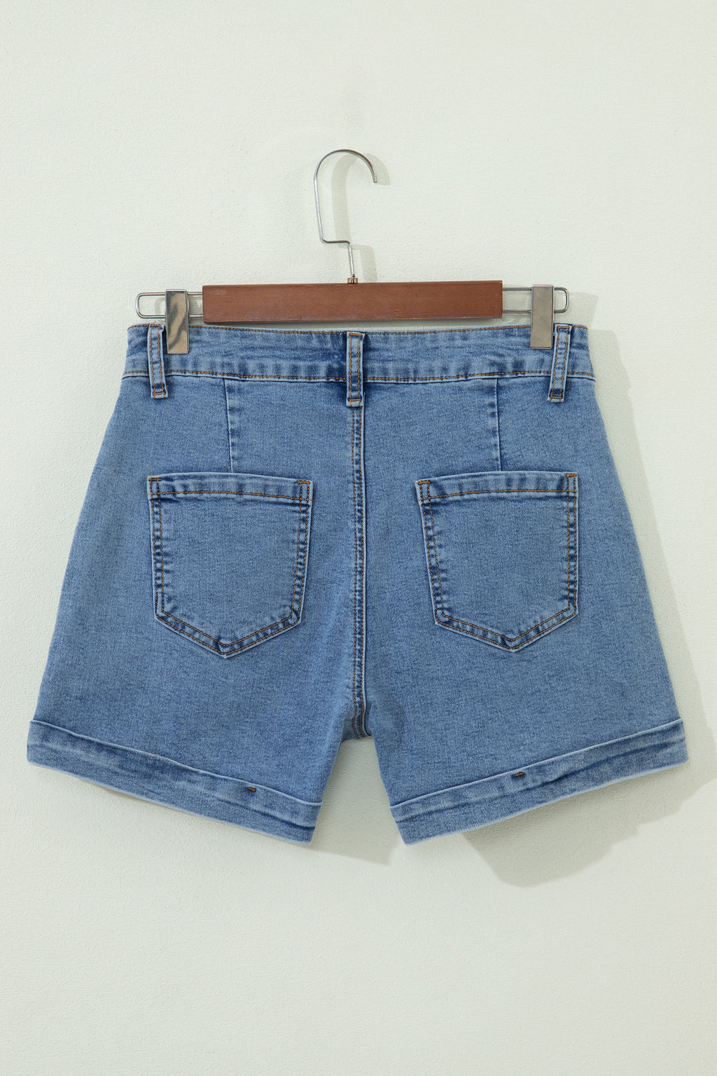 Ivy Seam Denim Shorts