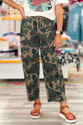 Green Camouflage Jeans