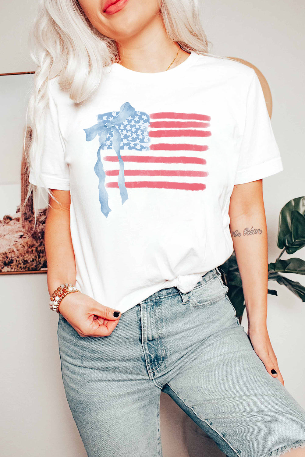 American Flag Bow