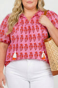 Blush Bloom Floral Blouse