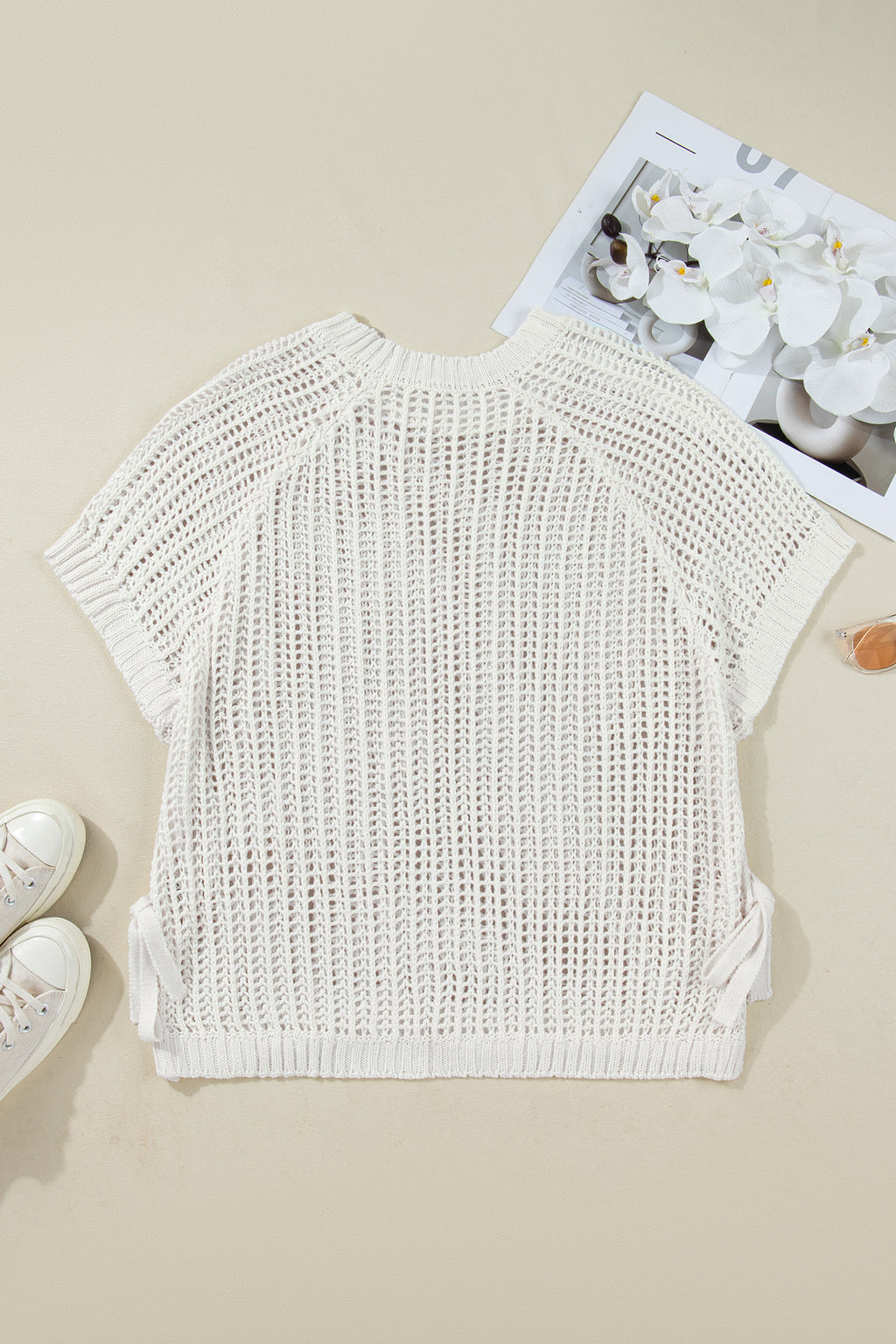 Shabby Creamy Breezy Sweater