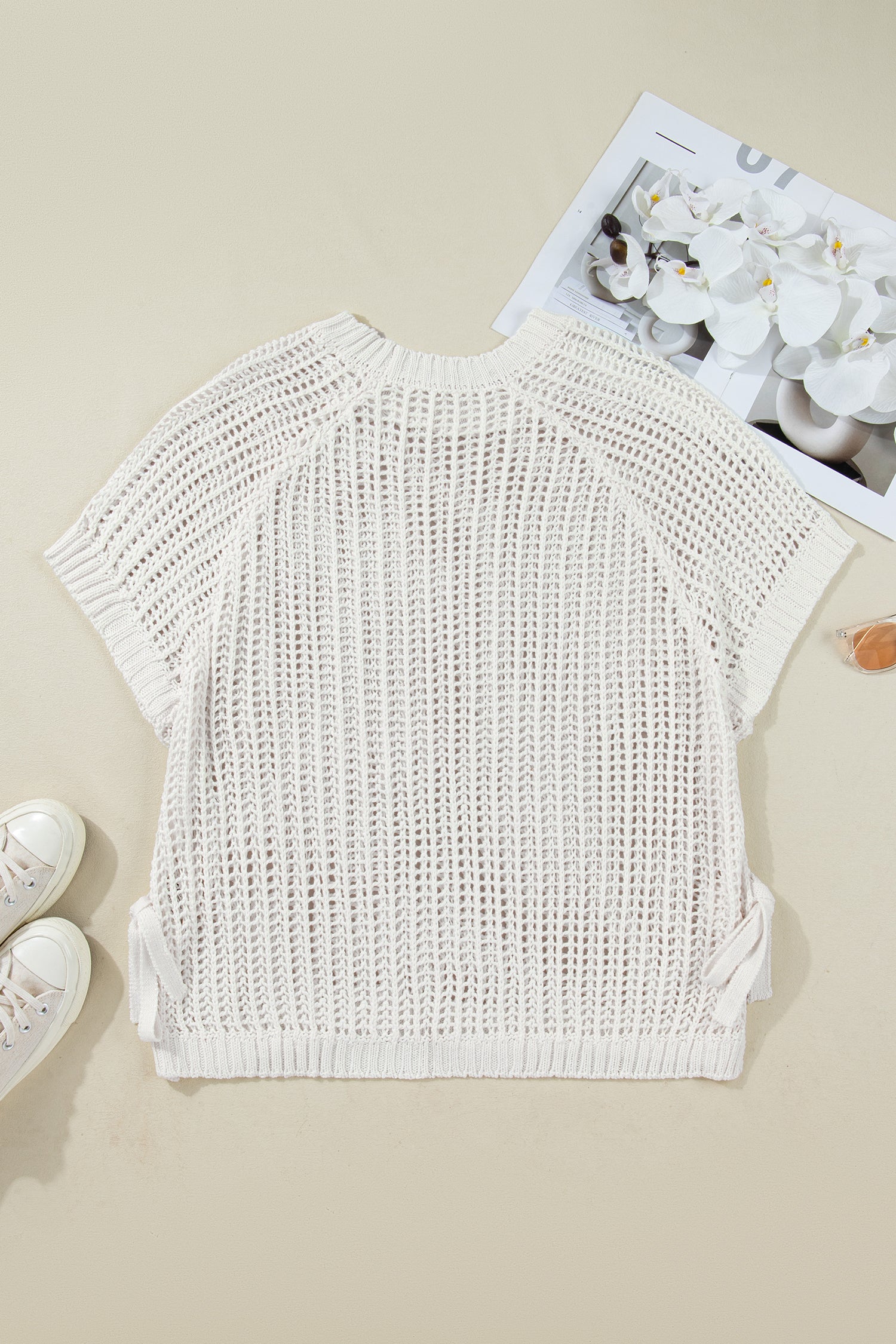 Shabby Creamy Breezy Sweater