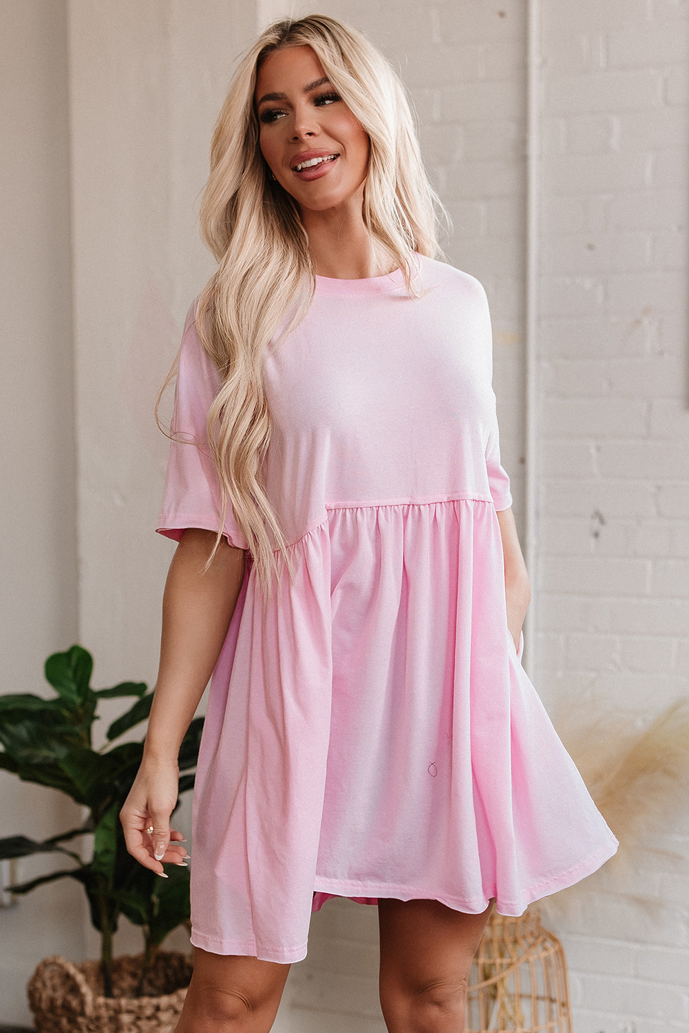 Blooming Babydoll Dress