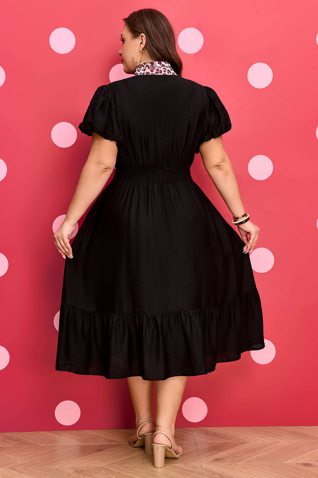 Lux Leopard Ruffle Dress