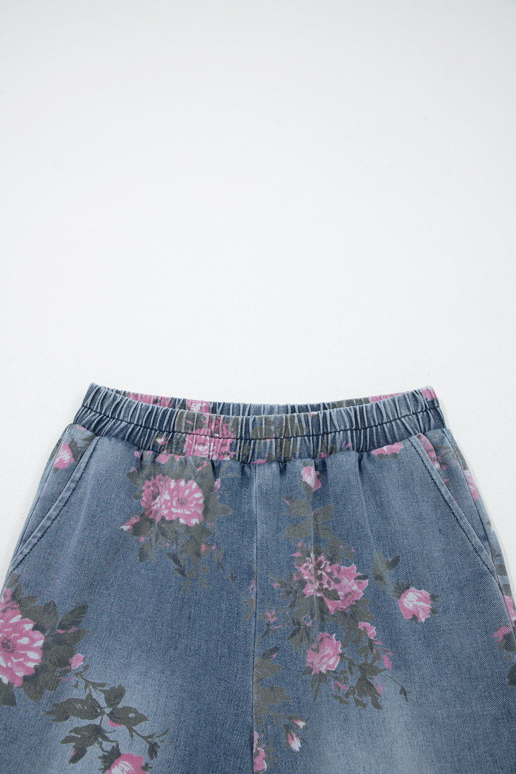 Floral Print Casual Jeans