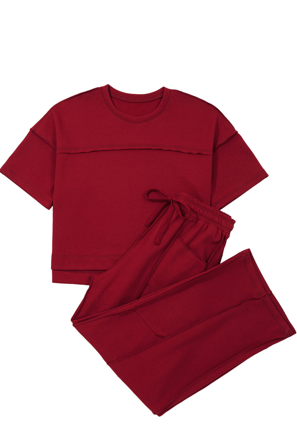 Boxy Tee and Barrel Pants Set