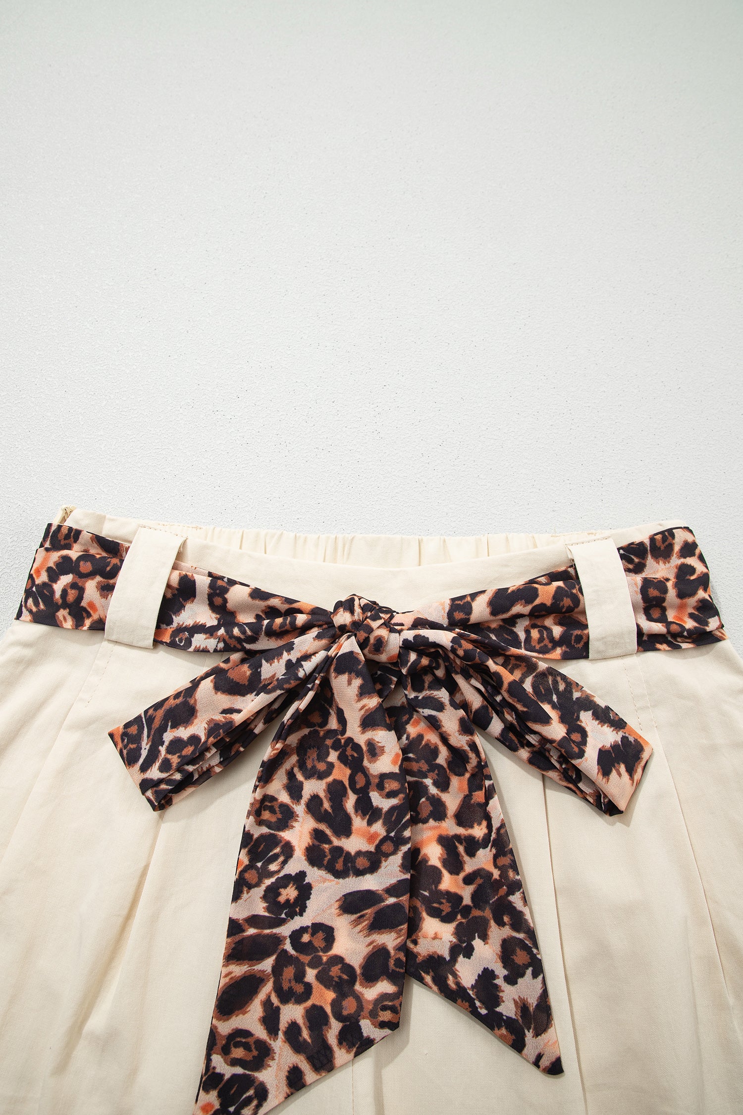Oatmeal Leopard Shorts