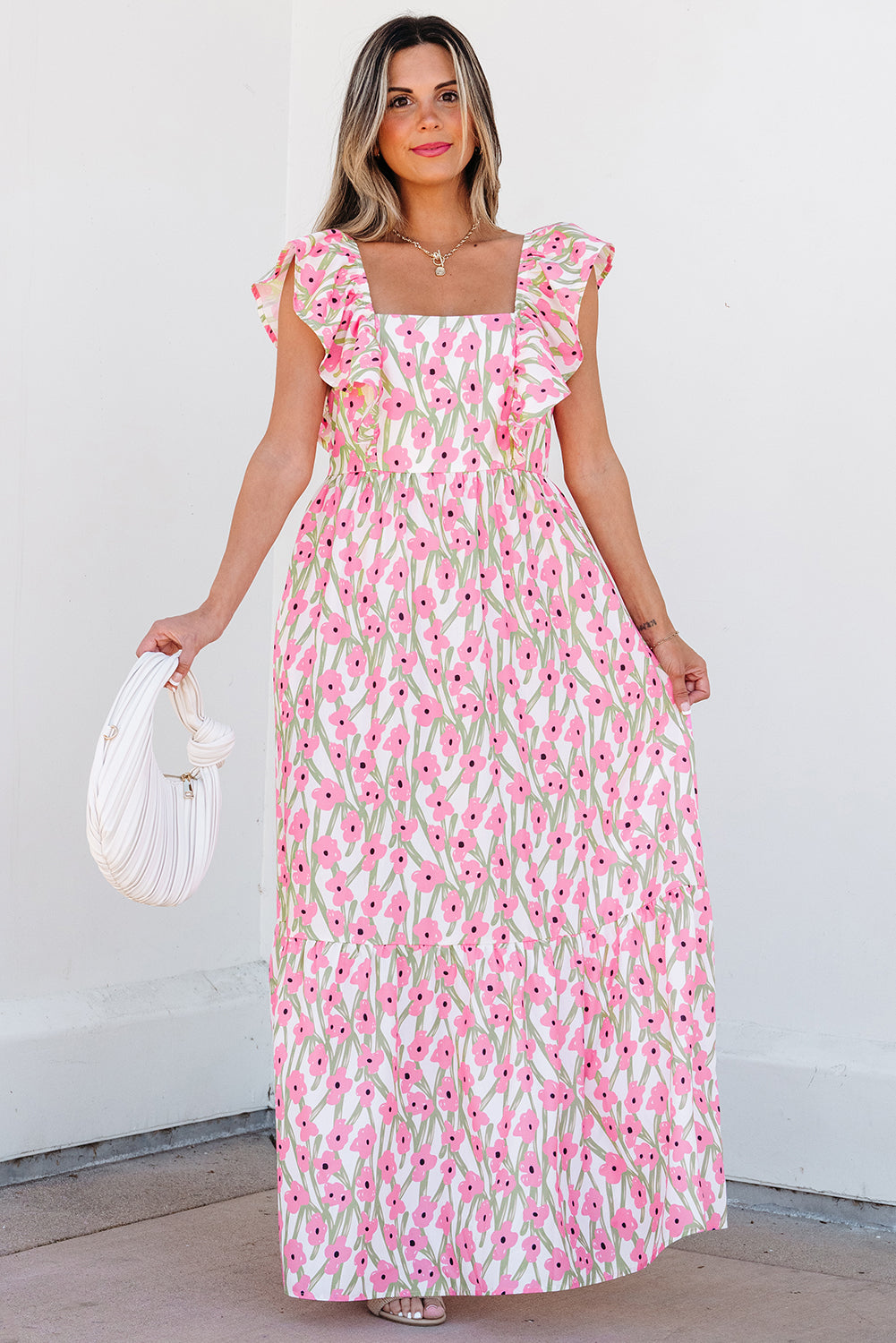 Petal Floral Maxi Dress