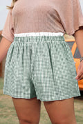 Savy Sage Plaid Shorts