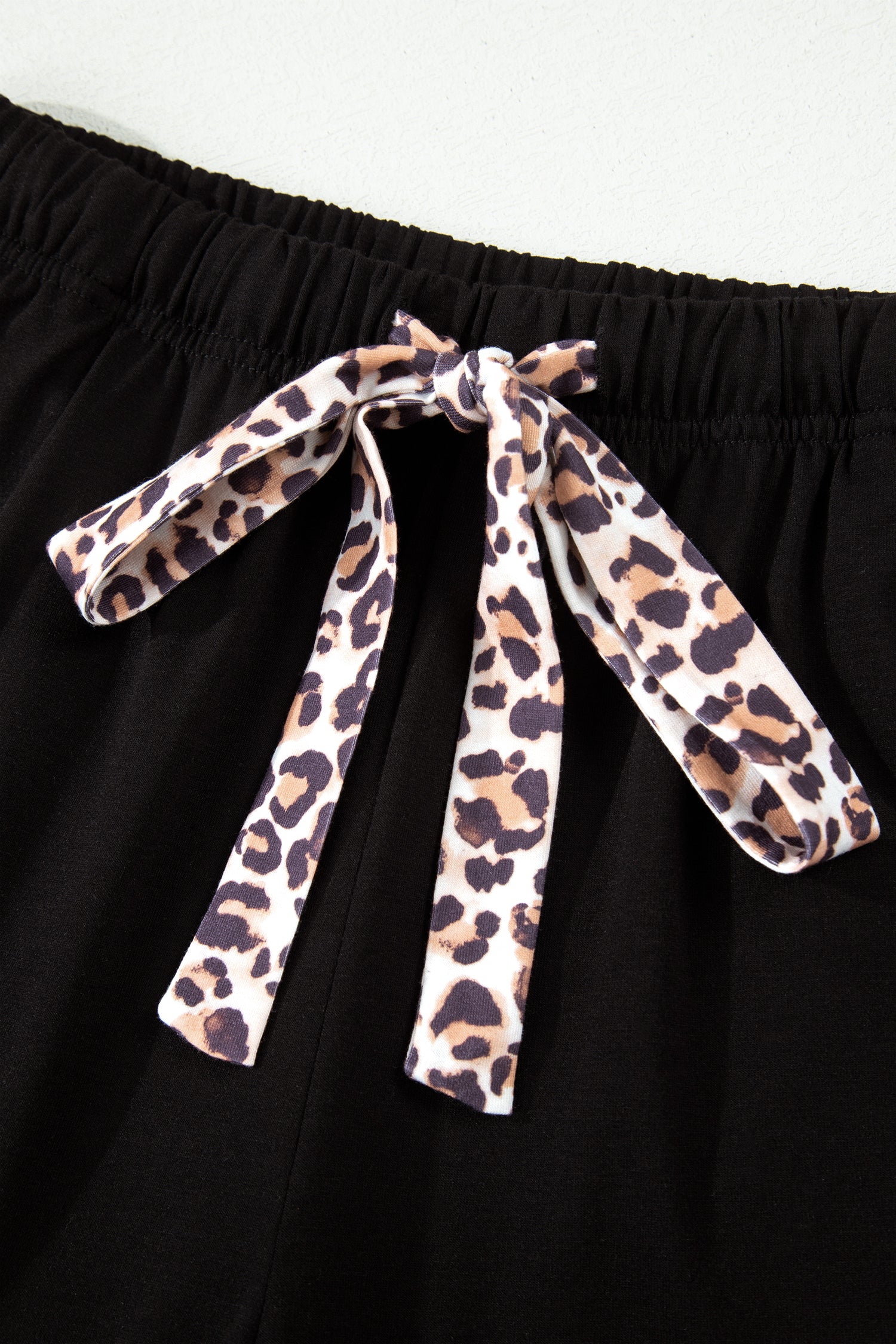 Midnight Leopard Lounge Set