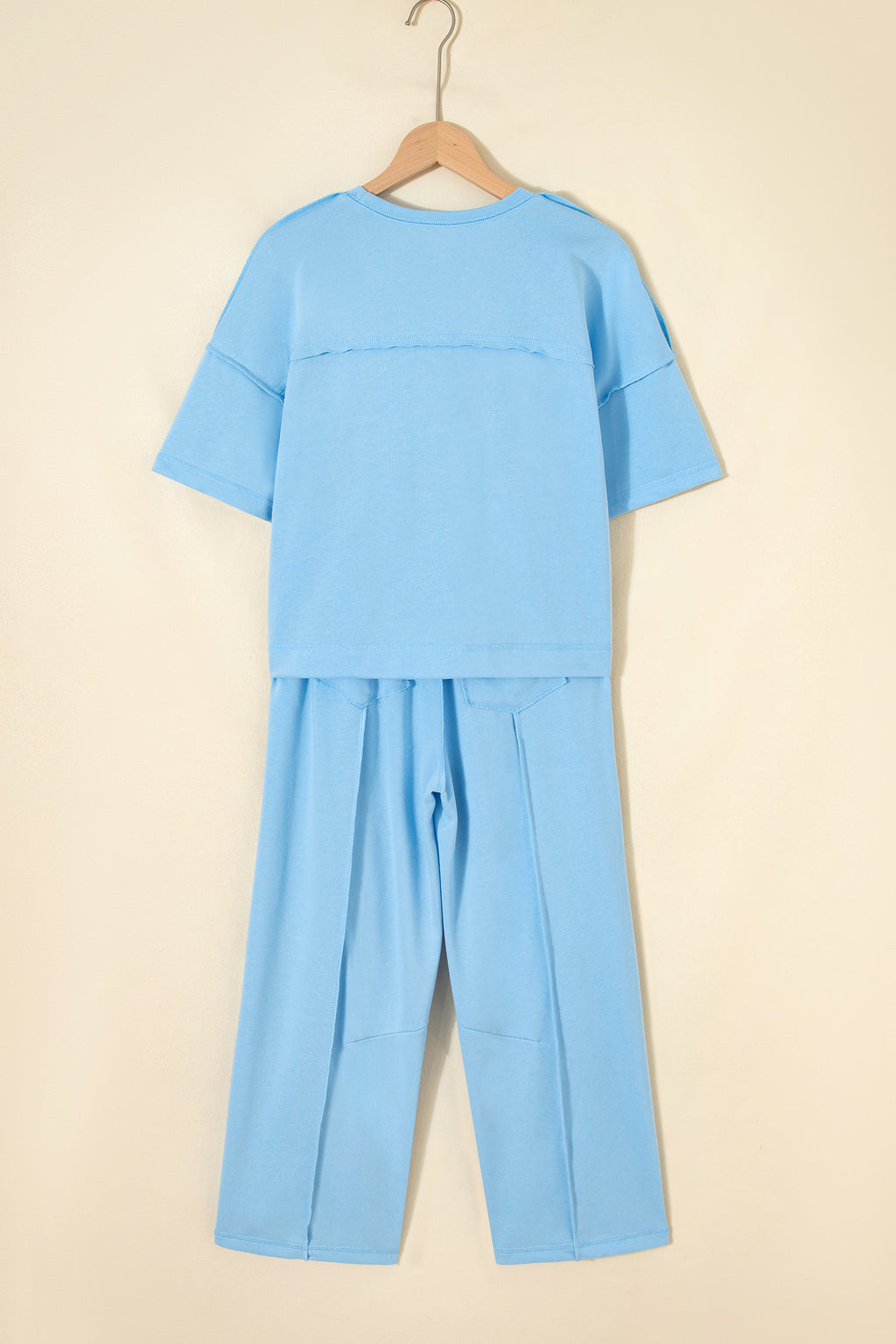 Sky Blue Pants Set