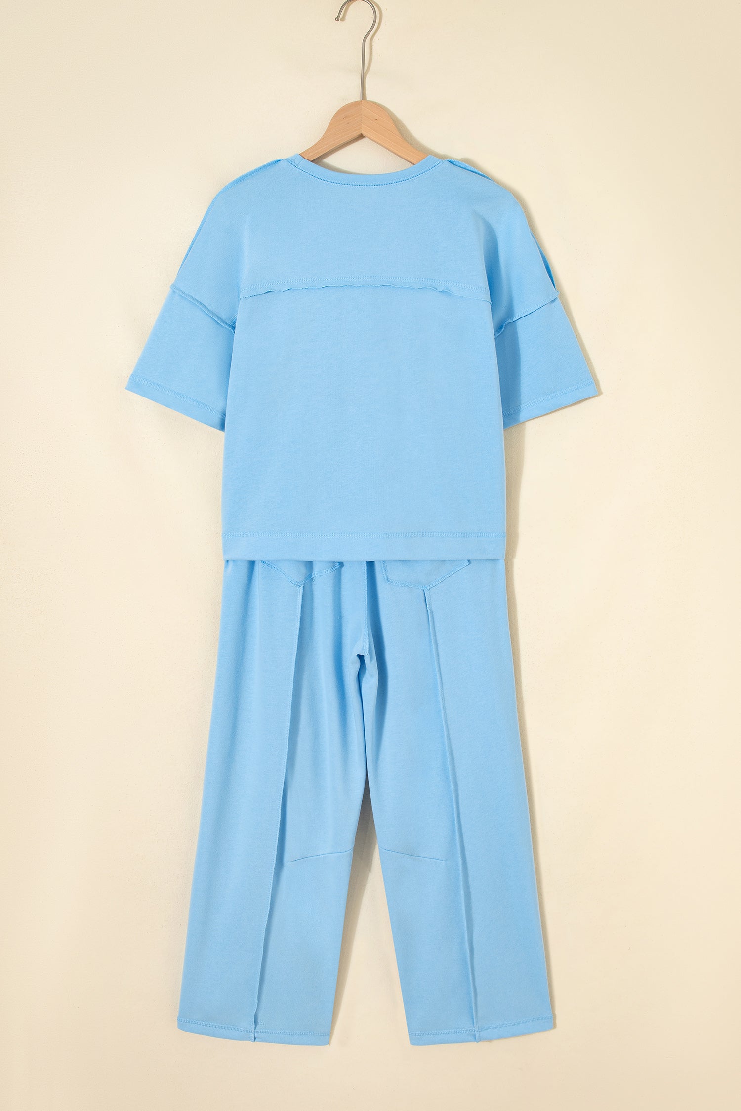 Sky Blue Pants Set