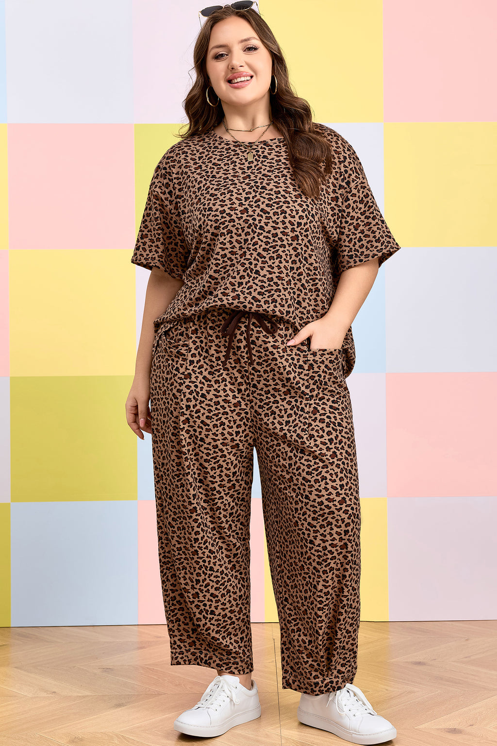 Wild Luxe Leopard Lounge Set