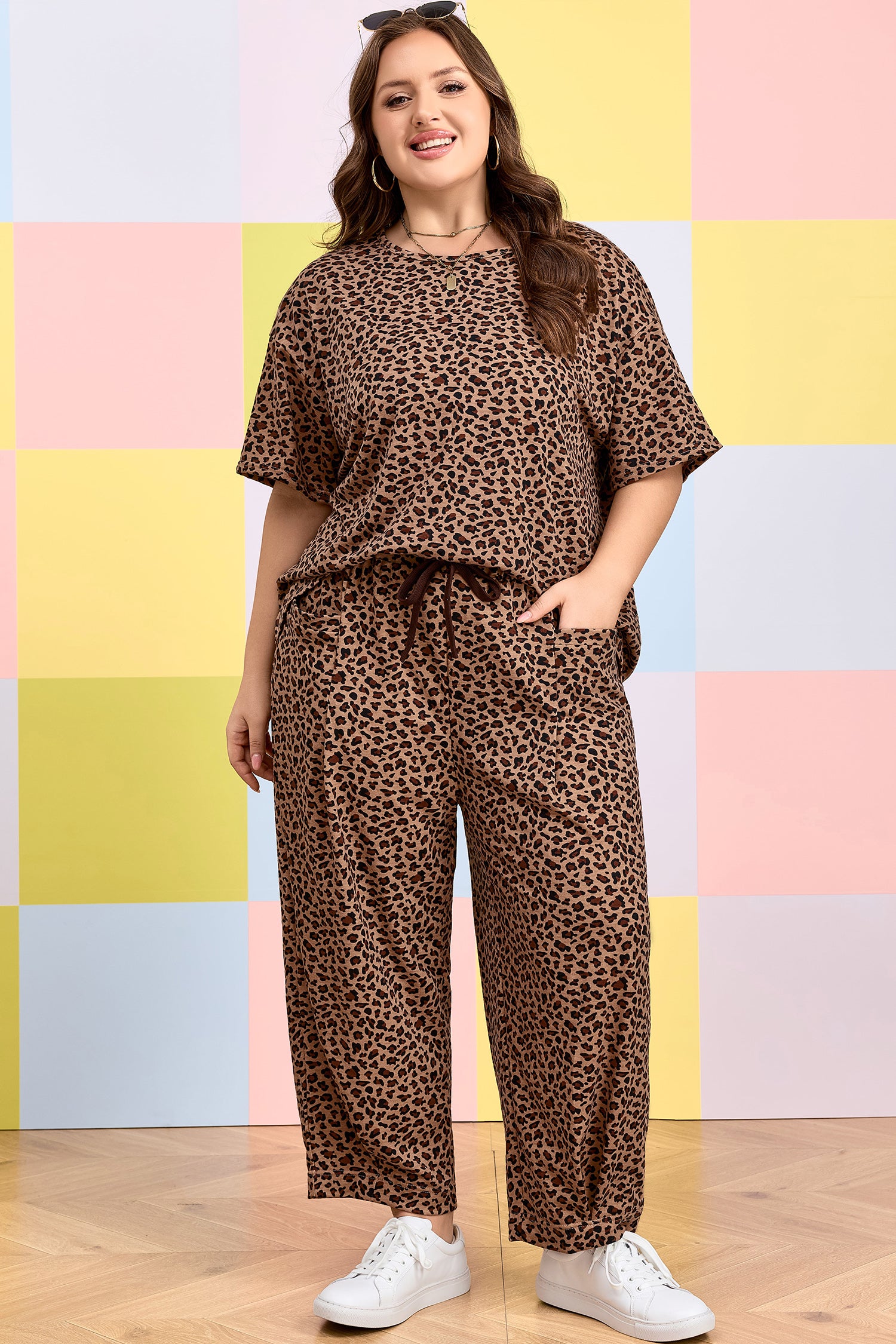Wild Luxe Leopard Lounge Set